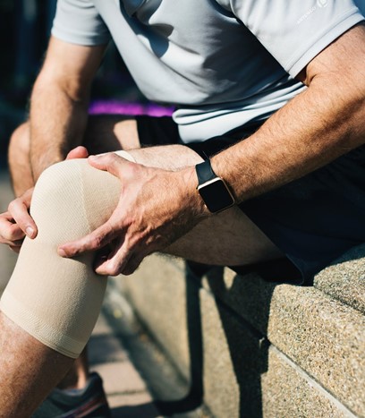 Treatment for chronic knee pain often starts with medications.