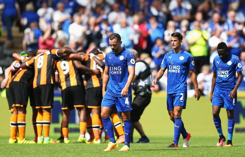 Shock 2-1 Defeat for English Premier League Defending Champions Leicester to Hull