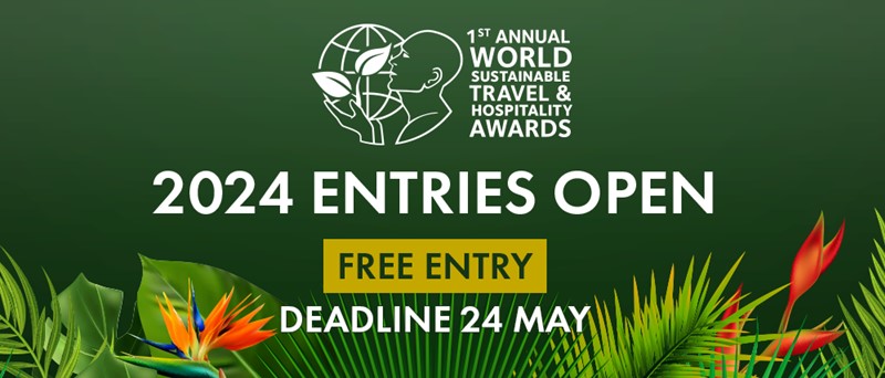 Free entry World Sustainable Travel & Hospitality Awards (WSTHA) poster