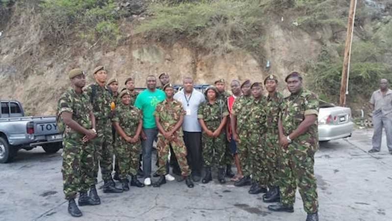  Royal Montserrat Defence Force Sends Deployment to Dominica