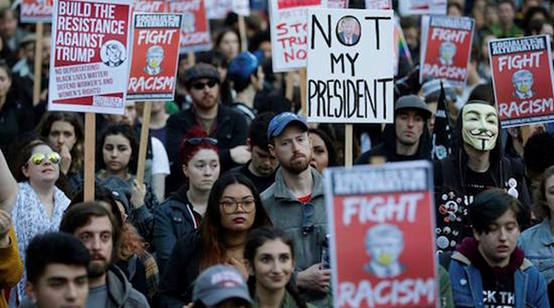 From Huge Protests to 'pussy hats,' Donald Trump Resistance Brews Online