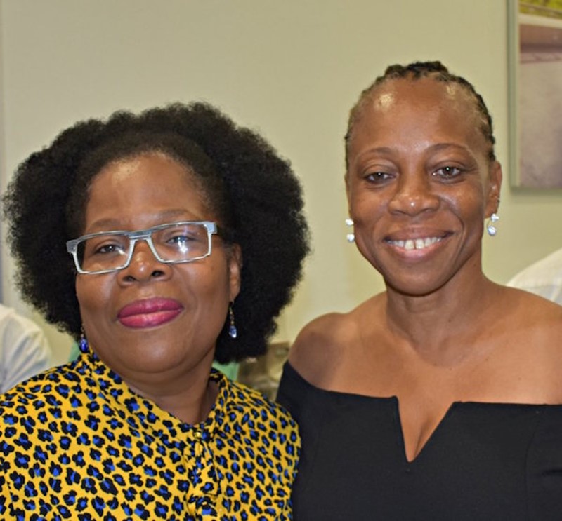 Rhoda Arrindell, Nicole Cage, Recipients of the Presidents Award from St. Martin Book Fair 2019