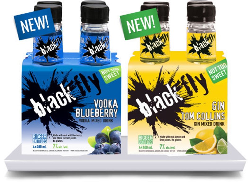 Spring is Black Fly Season As Two Hot New Flavours In Spirit Mixed Drinks Launched