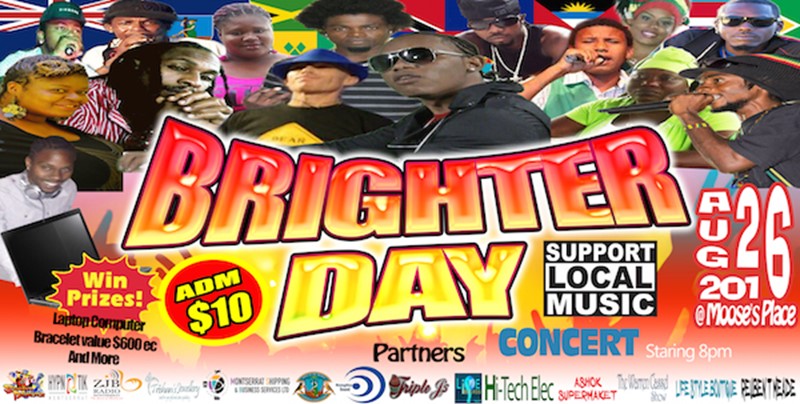 A Brighter Day For Montserrat:  Local Talent Unite Hoping For A Better Montserrat
