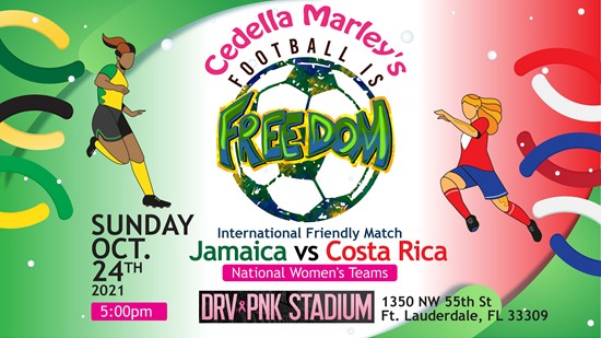 International Football friendly between Jamaica and Costa Rica