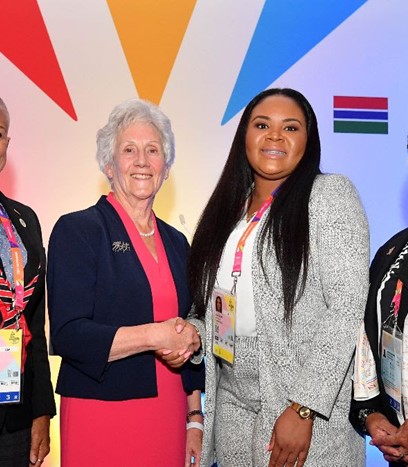 Trinidad and Tobago delegation on winning Commonwealth Games for 2023