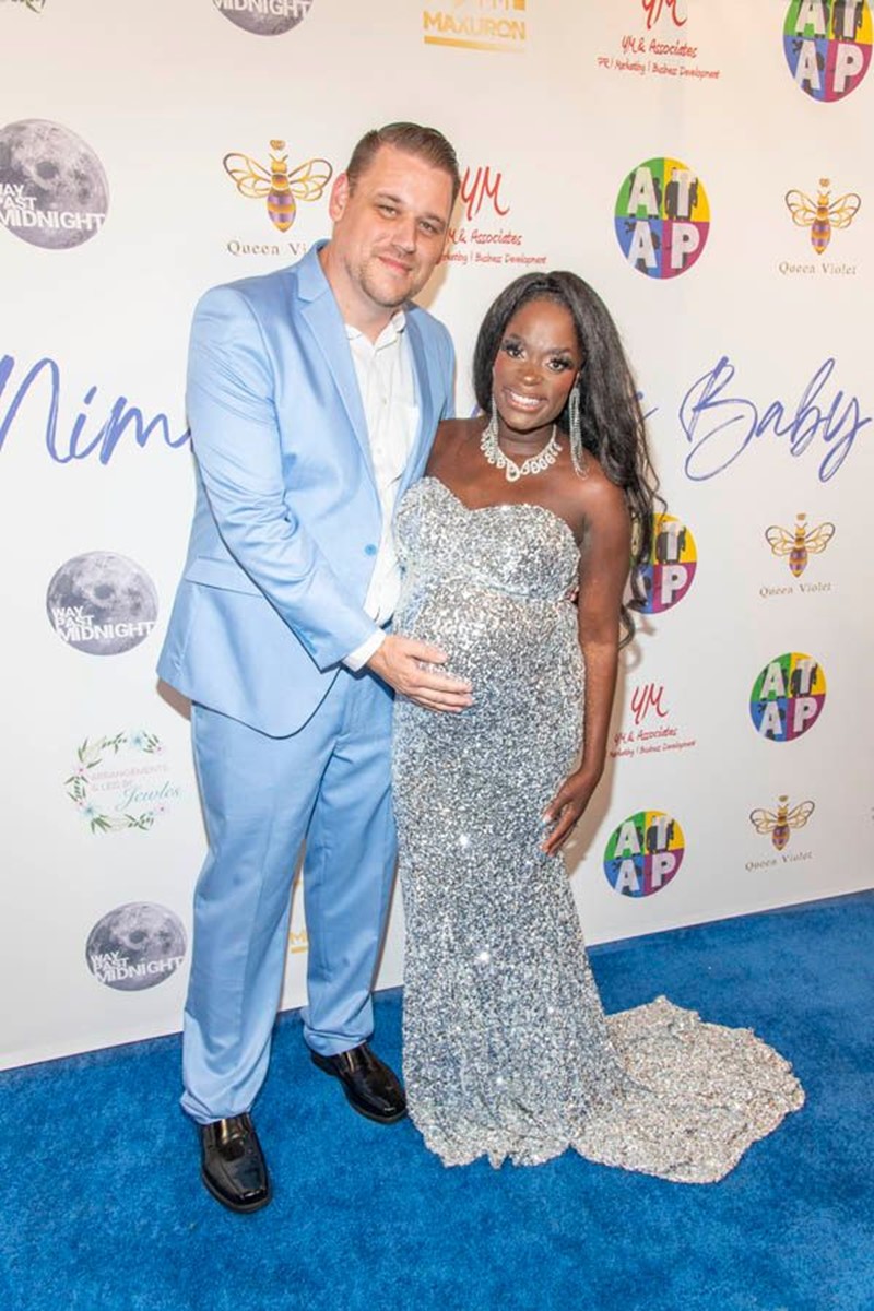 Rising star and actress Nimi Adokiye, and her husband, director Danny Eley