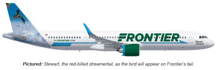 Jamaica's National Bird To Grace The Tail Of a Frontier Airlines ...