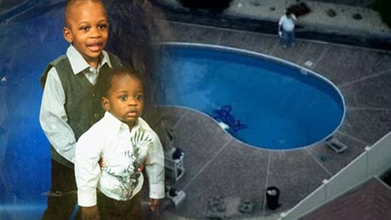 Kendell and Kenley Francious and pool 