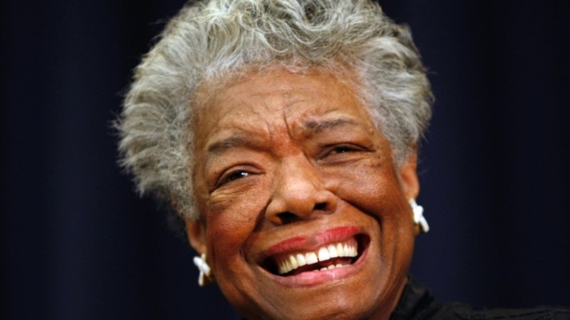 Deceased poet Maya Angelou