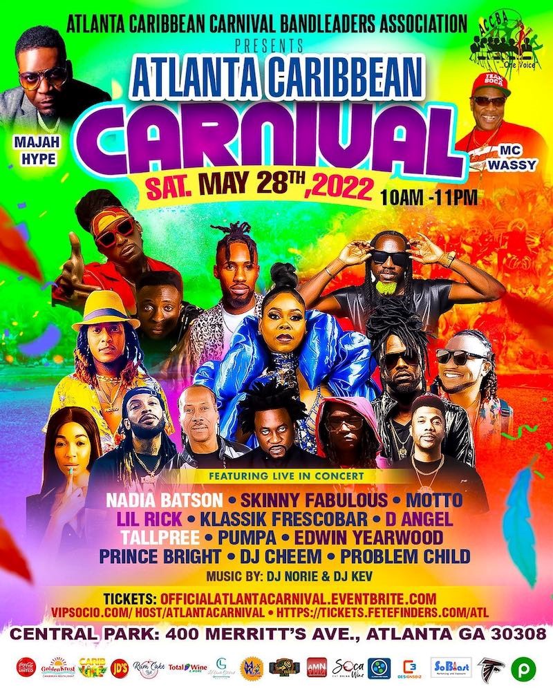 Atlanta Caribbean Carnival flyer 