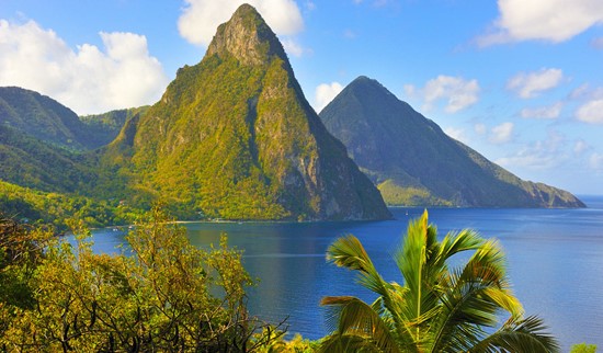 St Lucia Pitons from LateSail UK