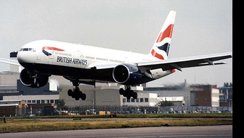 british airways aeroplane