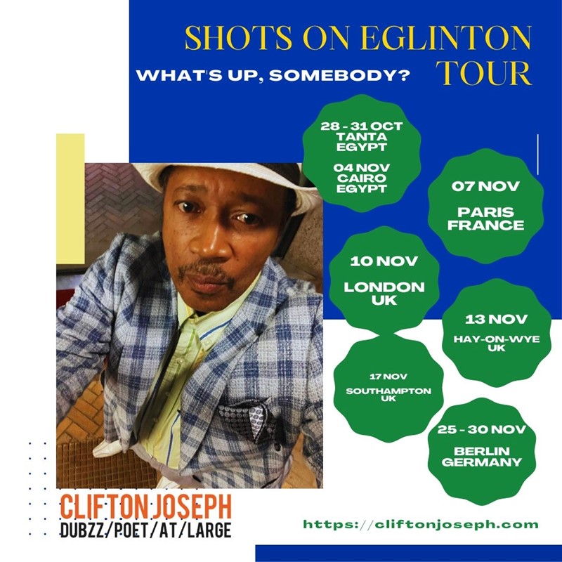 Antigua and Barbuda's Clifton Joseph on Tour 
