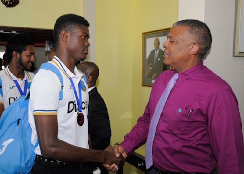 Antigua & Barbuda's Minister of Sports Congratulates Alzarri Joseph on Caribbean Sports Journalist Awards