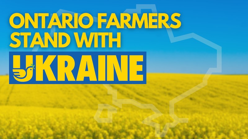 Ontario Farmers stand with Ukraine 