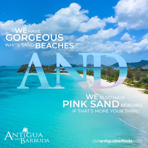 The Antigua and Barbuda Tourism Authority today launches its global summer advertising campaign. The ‘AND’ theme highlights the luxury and authenticity of this twin island nation (Photo Courtesy: The Antigua and Barbuda Tourism Authority)     
