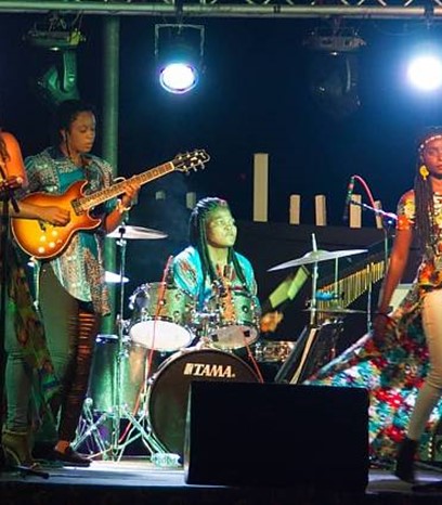 Rumba of Congo Ladies on stage