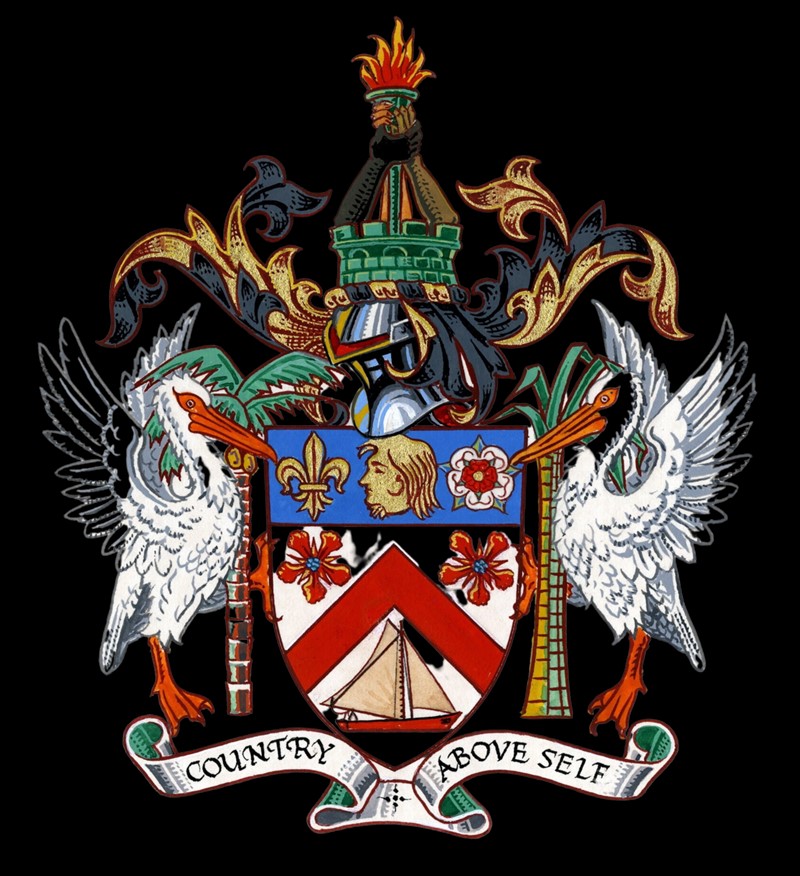 Coat of Arms of St Kitts and Nevis 
