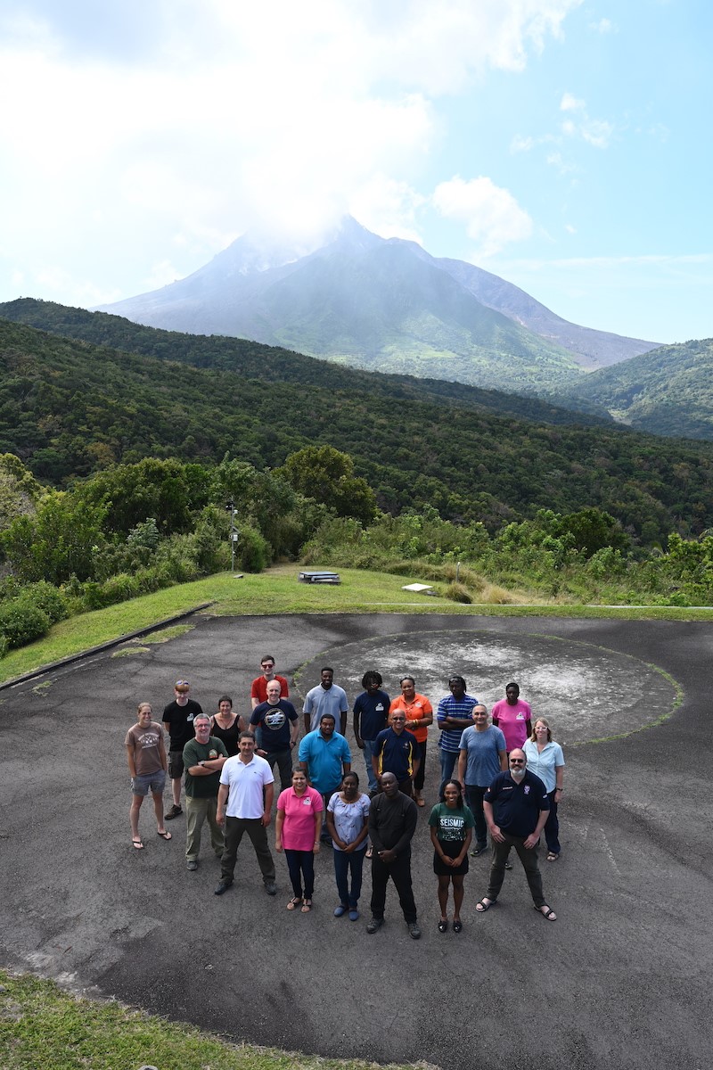 Montserrat Volcano Observatory Group Photo